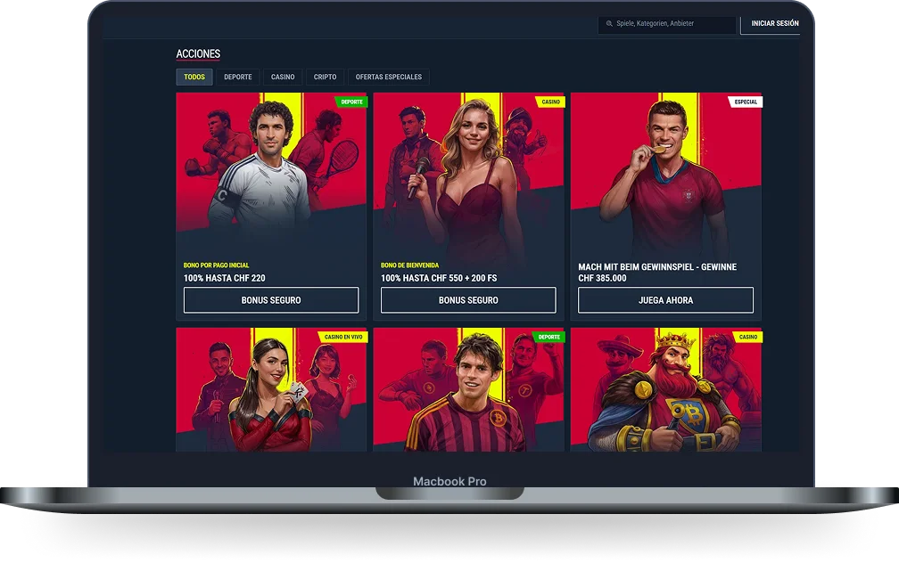 Rabona Casino Bonos y Promociones Rabona Casino sección de acciones con bonos, ofertas especiales y promociones